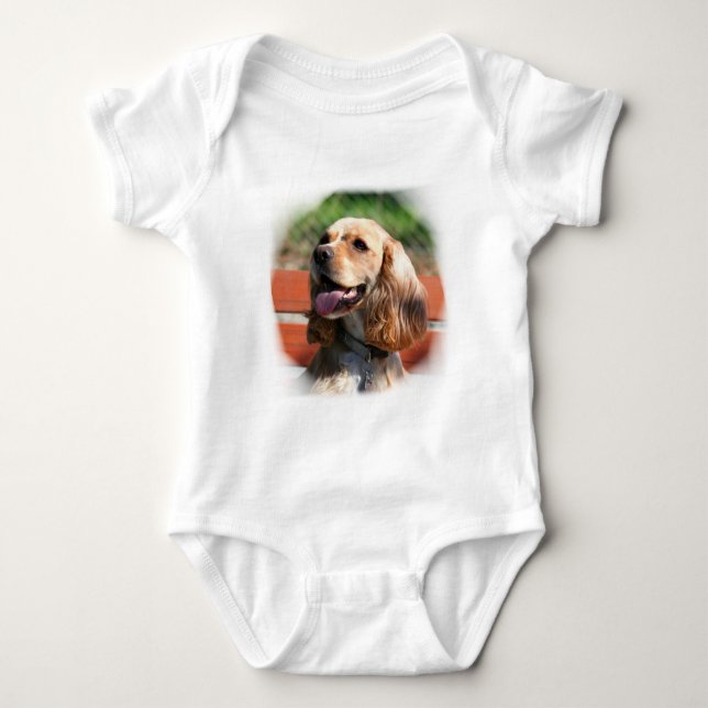 Body Para Bebê Bebê de cocker spaniel (Frente)