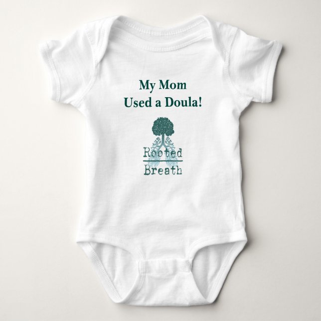 Body Para Bebê Bebê de Doula uma parte (Frente)