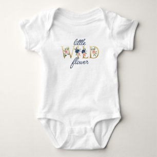 Body Para Bebê Bebê de flor silvestre