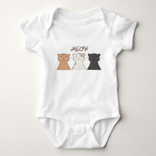 Body Para Bebê Bebê de Gatos Bons