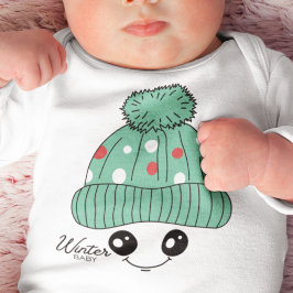 Body Para Bebê Bebê de inverno