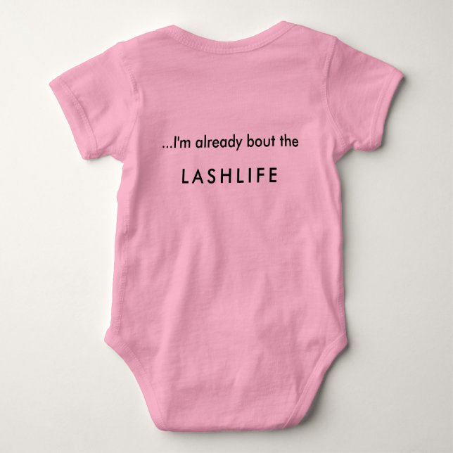Body Para Bebê Bebê de LASHLIFE (Verso)