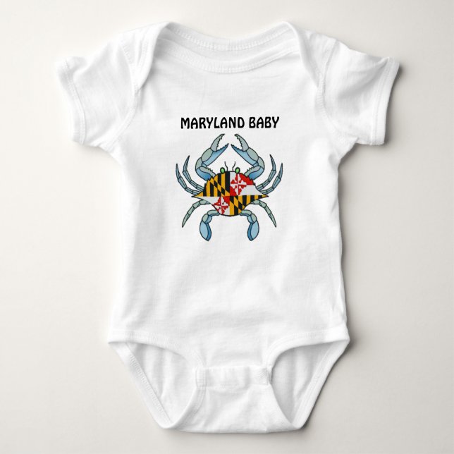 Body Para Bebê Bebê de Maryland (Frente)