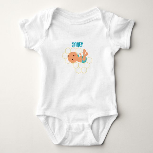Body Para Bebê Bebê de mel (Frente)