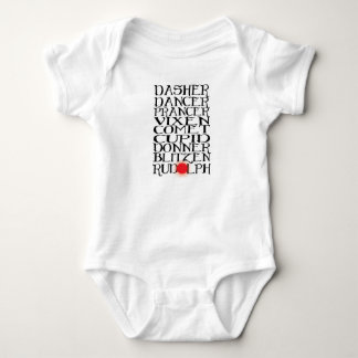 Body Para Bebê Bebê de Natal