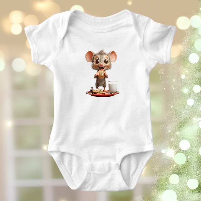 Body Para Bebê Bebê de Natal do Rato (Criador carregado)