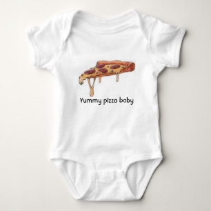 Body Para Bebê Bebê de pizza