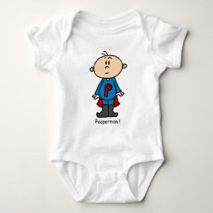 Body Para Bebê Bebê de Pooperman