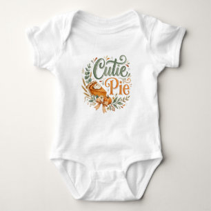 Body Para Bebê Bebê de Torta de Abóbora Cutie Pie