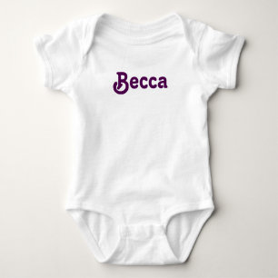 Body Para Bebê Bebê de vestuário Becca