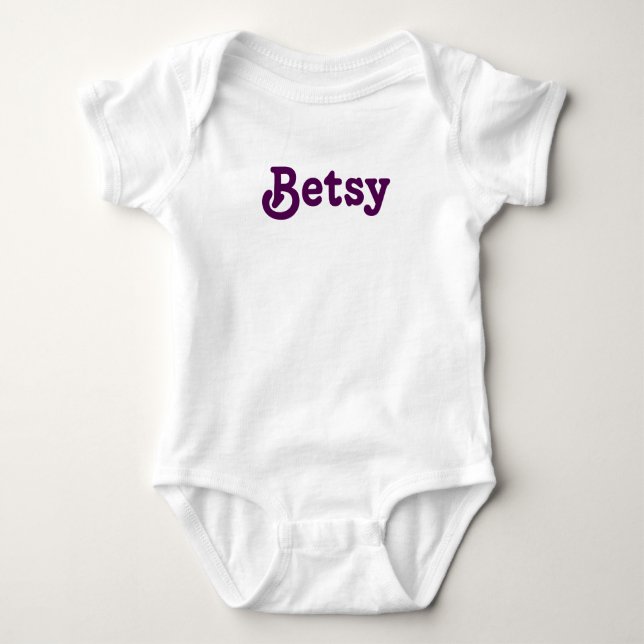 Body Para Bebê Bebê de Vestuário Betsy (Frente)