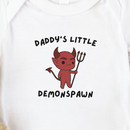 Body Para Bebê Bebê Dn - Pequeno Demônio Pai Desova