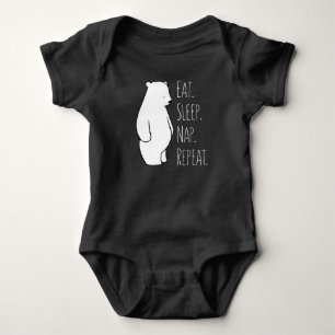 Body Para Bebê Bebê do Bodysuit do urso polar & roupa dos miúdo