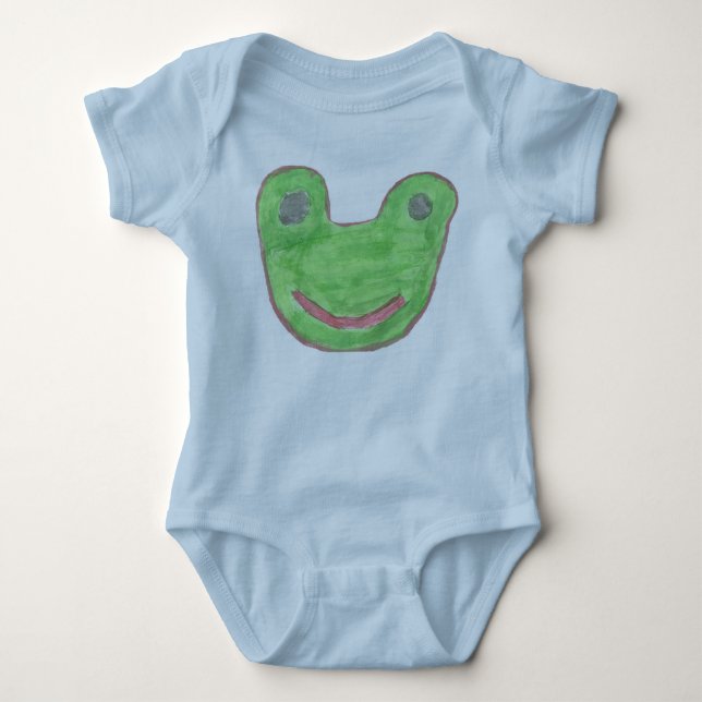 Body Para Bebê Bebê do comedor de rãs (Frente)