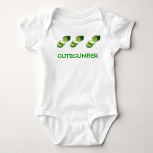 BODY PARA BEBÊ BEBÊ DO PEPINO DE CUTECUMBER