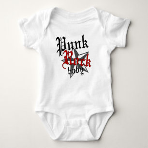 Body Para Bebê Bebê do punk rock