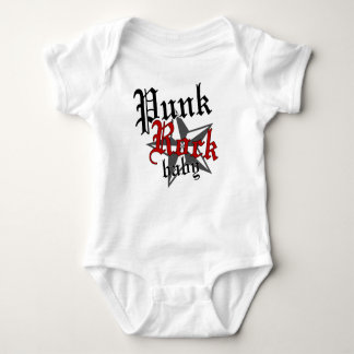 Body Para Bebê Bebê do punk rock