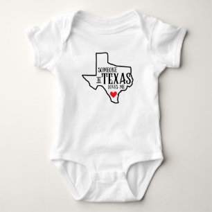 Body Para Bebê Bebê do Texas, Alguém no Texas Me Ama