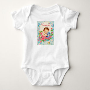 Body Para Bebê Bebé do vintage uma parte