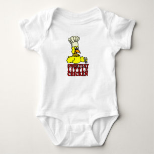 Body Para Bebê Bebê doce do CHURRASCO da galinha