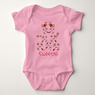 Body Para Bebê Bebê Doce Fofo Personalizável Fashionista