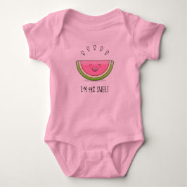 Body Para Bebê Bebê Dorminhoco de Melancia Doce