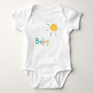 Body Para Bebê bebê e sol
