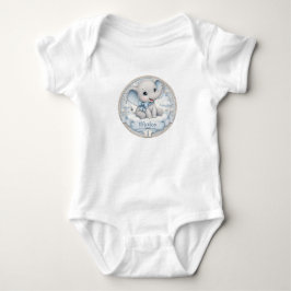 Body Para Bebê Bebê Elefante Fofo  Chã de Bebê 