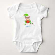 Bebê Elfo de Natal Fofo & Confetes