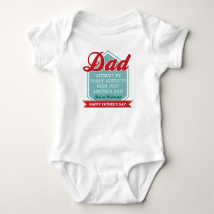 Body Para Bebê Bebê engraçado Onsie para o dia dos pais