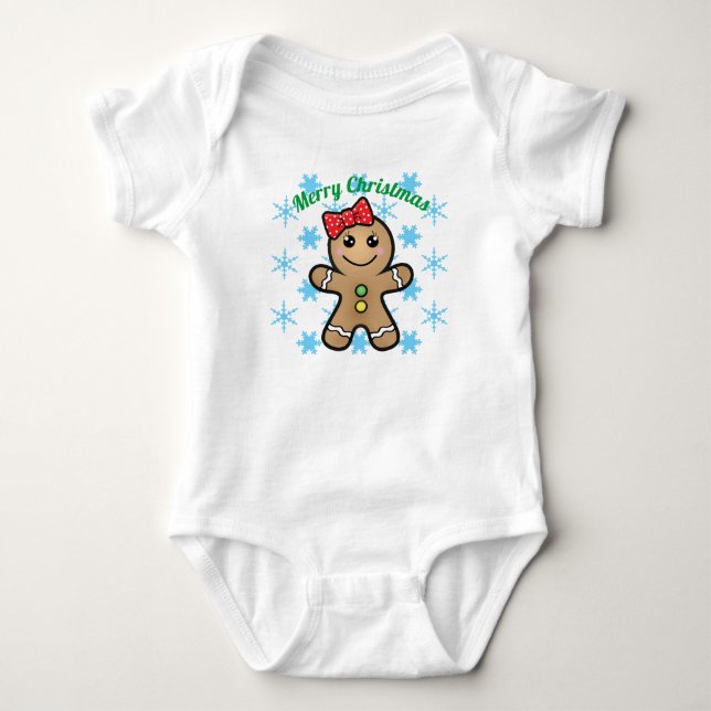 Body Para Bebê Bebê Feliz Natal - GingerPONHA (Frente)