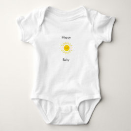 Body Para Bebê Bebê Feliz Sorriso Sol Uma Peça
