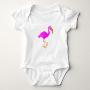Body Para Bebê Bebê Flamingo Cor-de-rosa