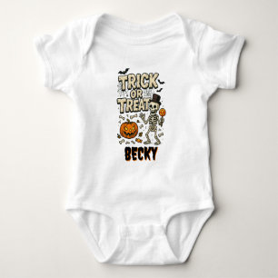 Body Para Bebê Bebê Fofo de Doces ou Travessuras