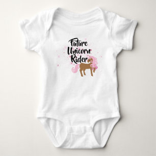 Body Para Bebê Bebê futuro do cavaleiro do unicórnio