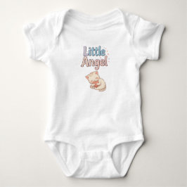 Body Para Bebê Bebê gato Anjozinho