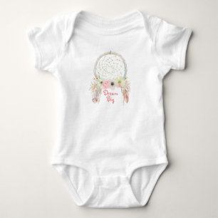 Body Para Bebê Bebê grande ideal pastel cor-de-rosa de