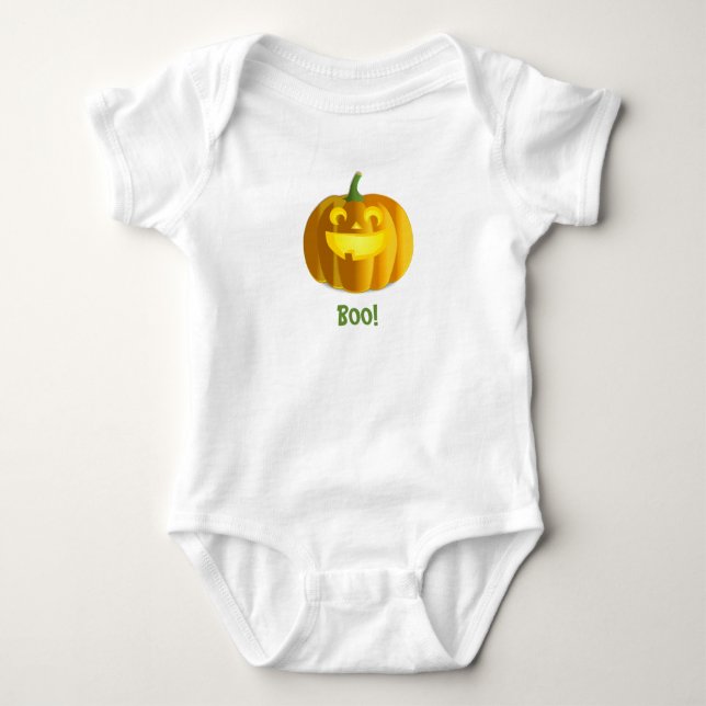 Body Para Bebê Bebê Halloween Pumpkin Bodô (Frente)