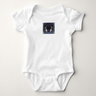 Body Para Bebê Bebê HAMbWG - Orgânico feminino - Borboleta Azul