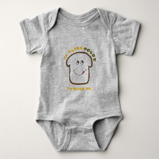 Body Para Bebê Bebê Humor (verde/amarelo) (Frente)