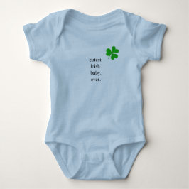Body Para Bebê Bebê Irlandês Mais Fofo de Sempre Trevo da Sorte