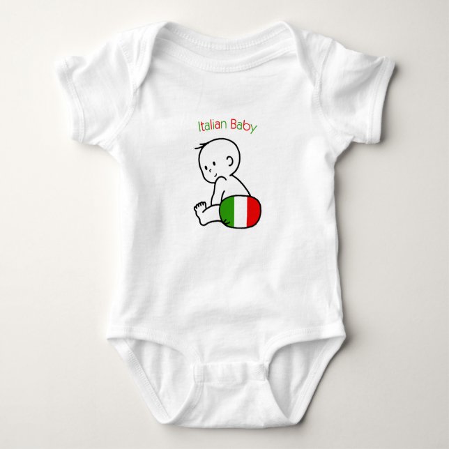 Body Para Bebê Bebê italiano (Frente)