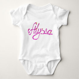 Body Para Bebê Bebê Jersey Bodyfit Alyssa
