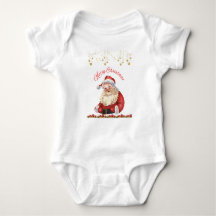 Bebê Jersey - Roupa de bebê - Design de Natal