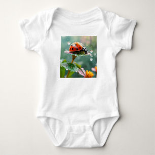 Body Para Bebê Bebê Joaninha