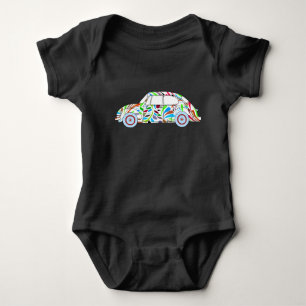 Body Para Bebê Bebê Legal Hippie Cartum