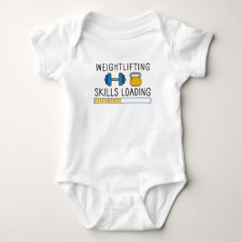Body Para Bebê Bebê Levantador de Peso - Habilidades de Levantame