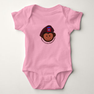 Body Para Bebê Bebê macaco "O Pequeno Paraquedista do Pai"