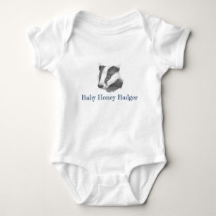Body Para Bebê Bebê Mel Badger