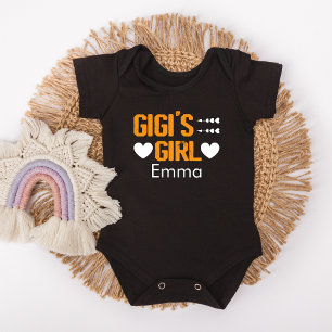 Body Para Bebê Bebê Menina Gigi Fofo Adorável Personalizado